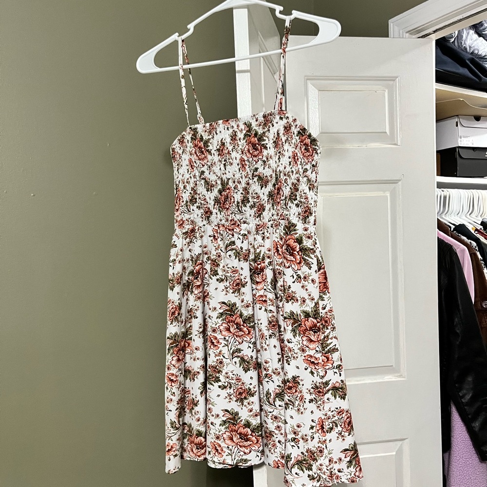 Floral Spaghetti Strap Dress